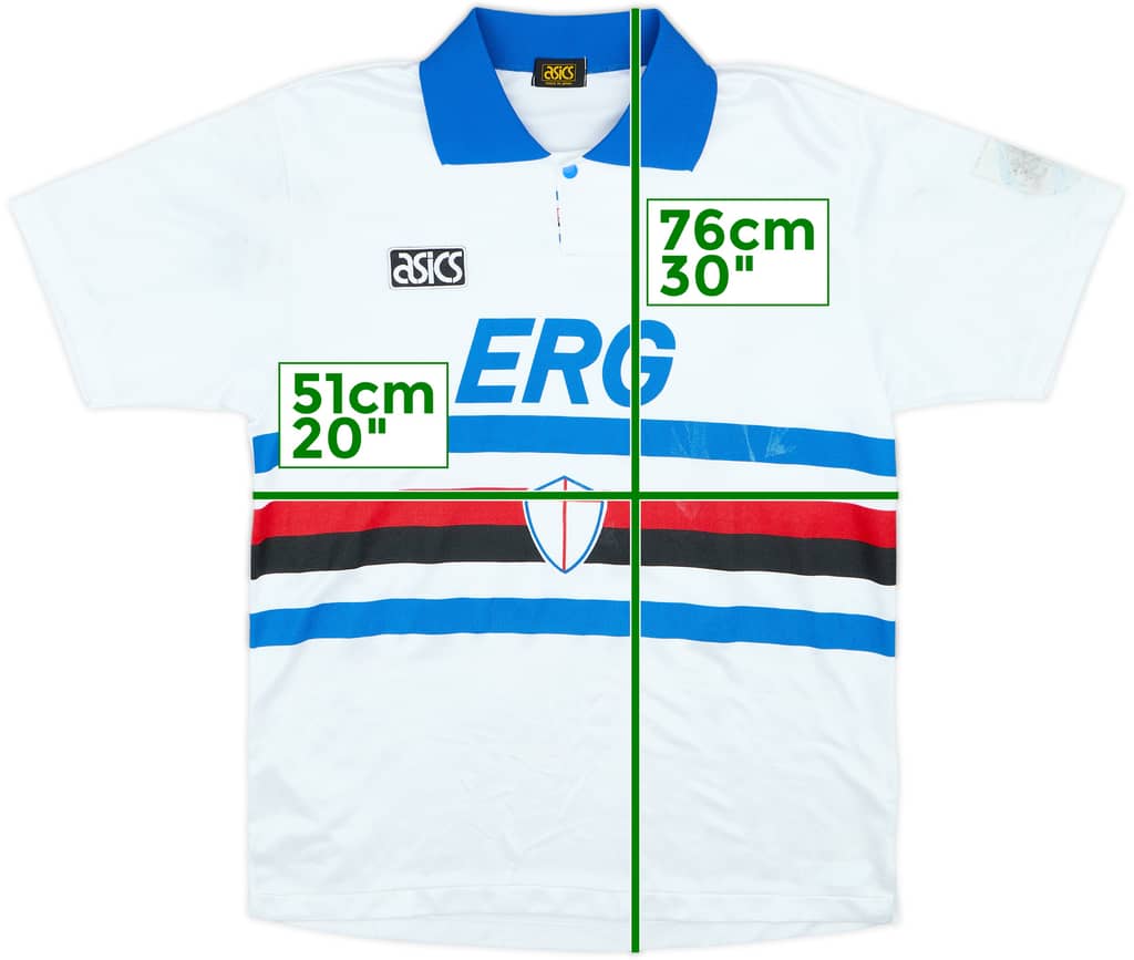 1992-94 Sampdoria Away Shirt - 5/10 - (L)