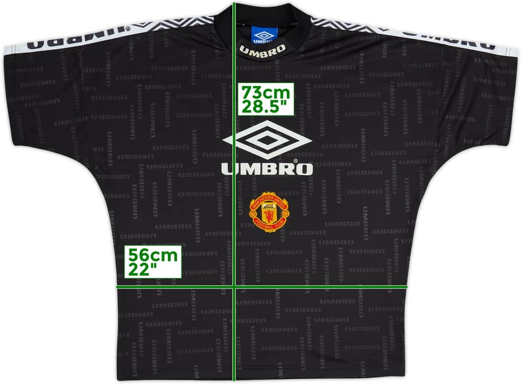 1994-95 Manchester United Umbro Training Shirt - 6/10 - (M)