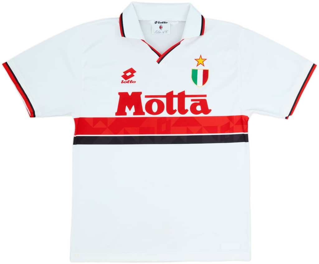 1992-93 AC Milan Away Shirt - 8/10 - (M)