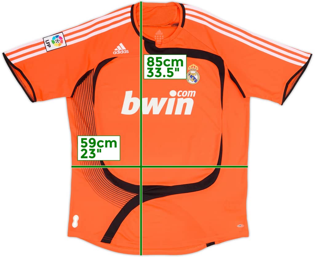 2007-08 Real Madrid GK S/S Shirt - 6/10 - (XL)