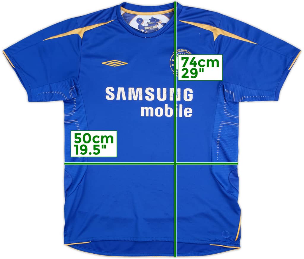 2005-06 Chelsea Centenary Home Shirt - 5/10 - (L)