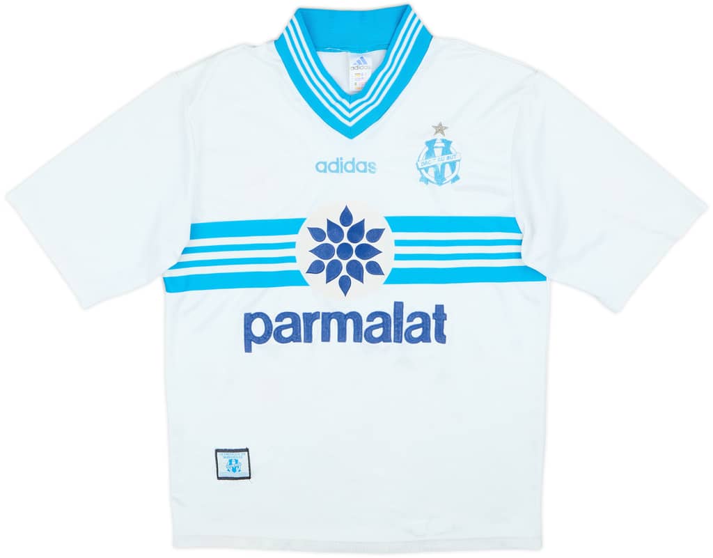 1996-97 Olympique Marseille Home Shirt - 6/10 - (M)