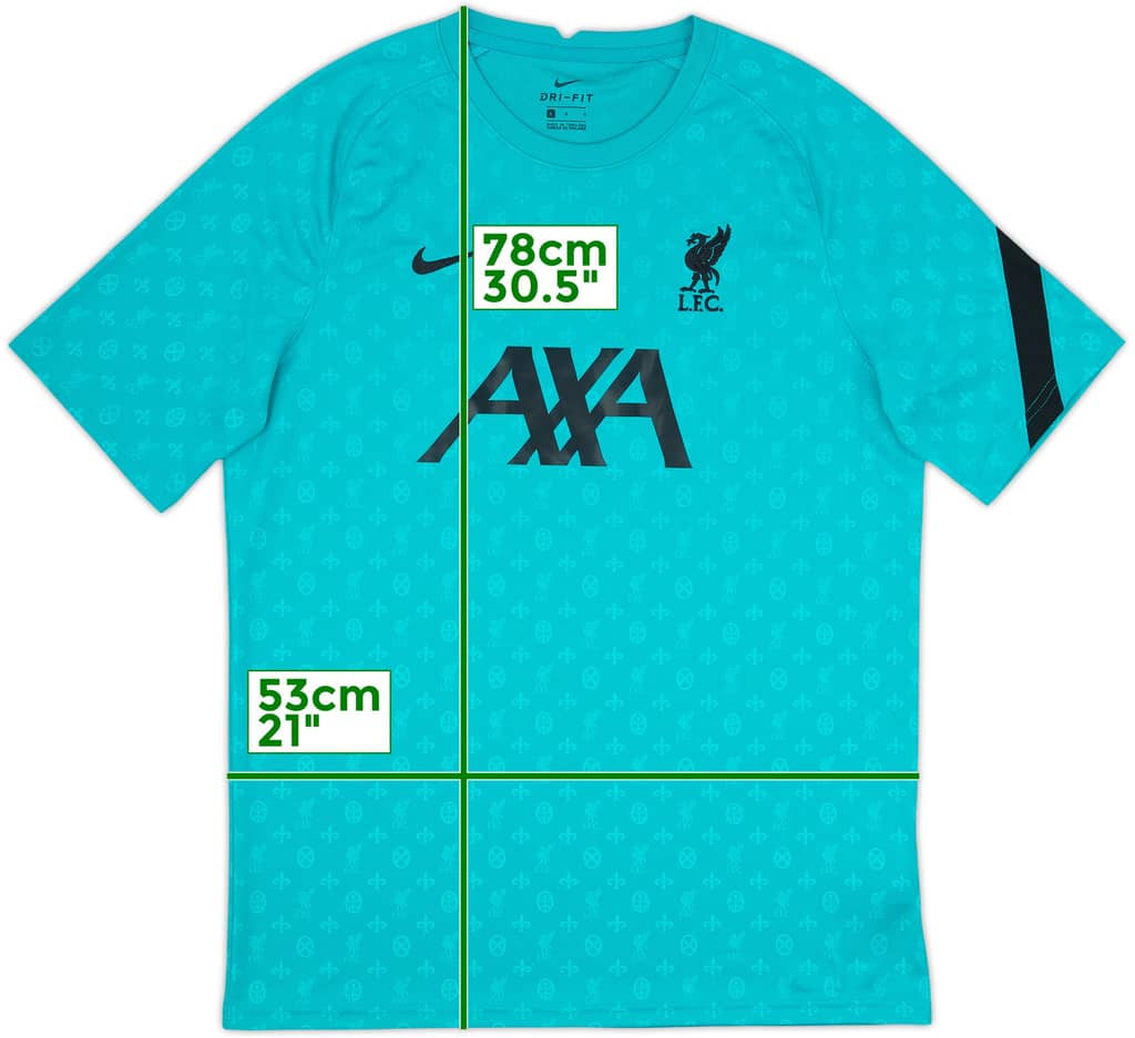 2020-21 Liverpool Nike Training Shirt - 8/10 - (L)