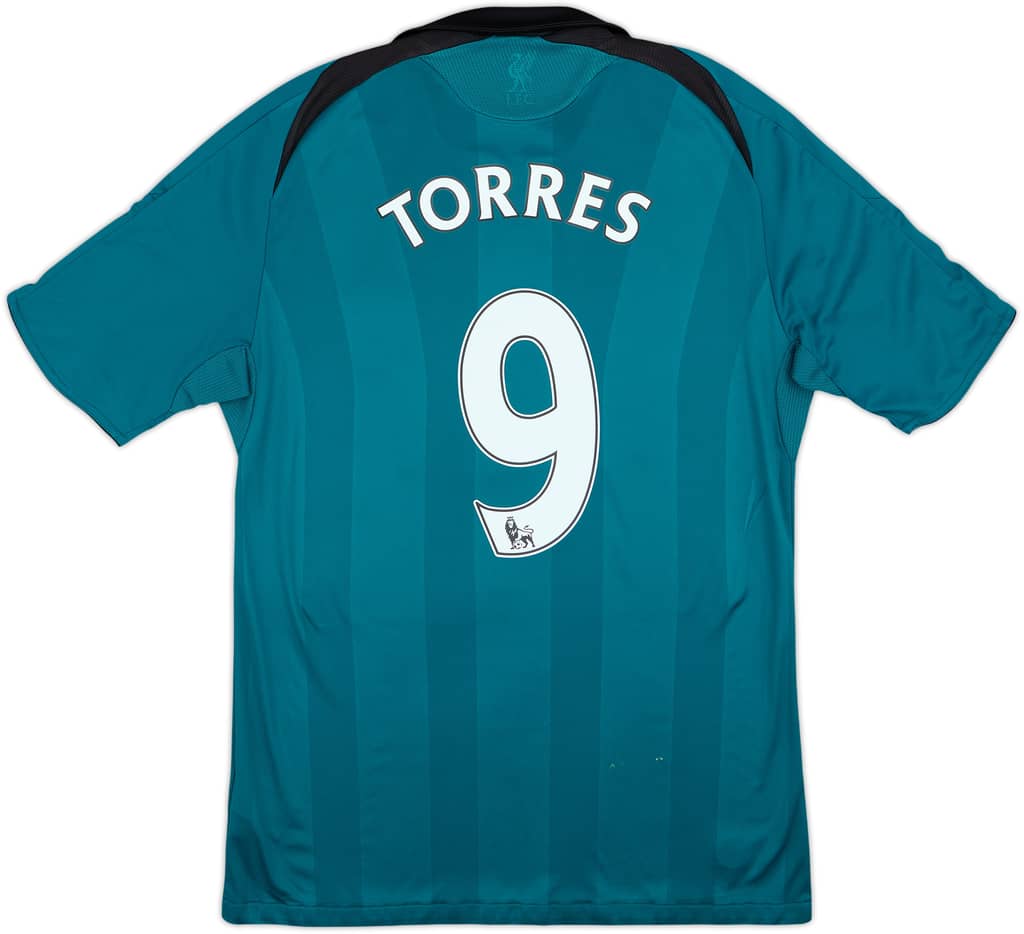 2008-09 Liverpool Third Shirt Torres #9