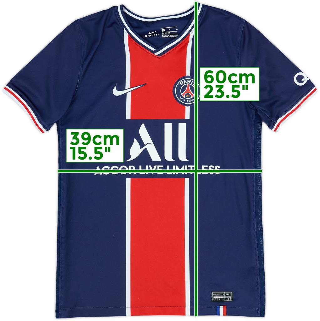 2020-21 Paris Saint-Germain Home Shirt - 6/10 - (M.Boys)
