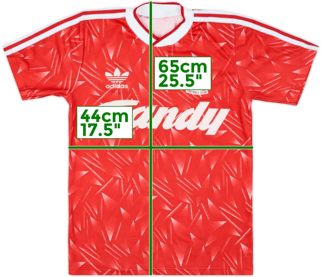 1989-91 Liverpool Home Shirt - 7/10 - (L.Boys)