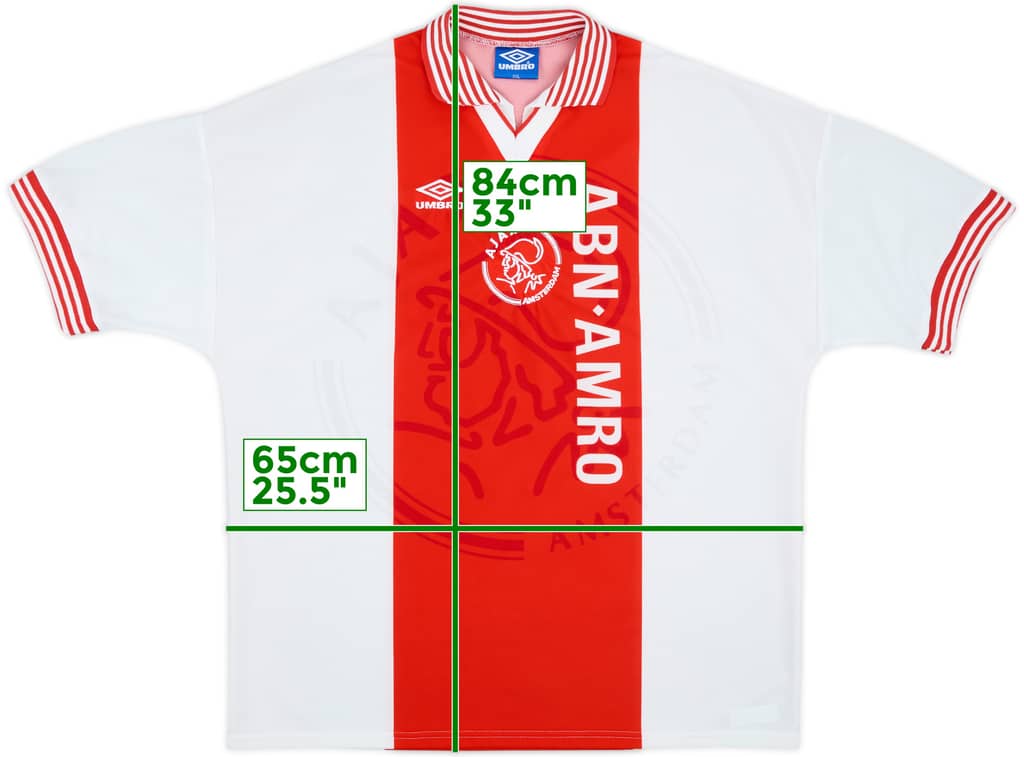 1995-96 Ajax Home Shirt - 9/10 - (XXL)