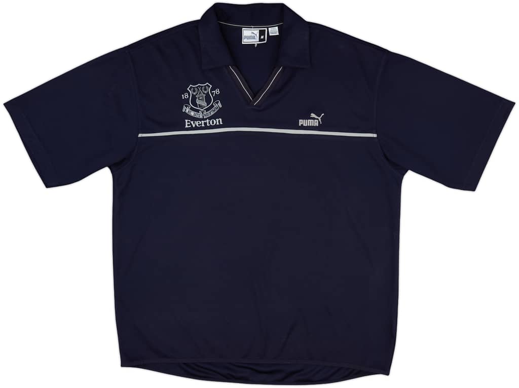 2000-01 Everton Umbro Polo Shirt - 8/10 - (M)