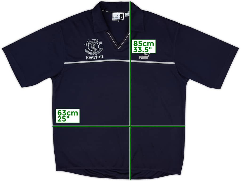 2000-01 Everton Umbro Polo Shirt - 8/10 - (M)
