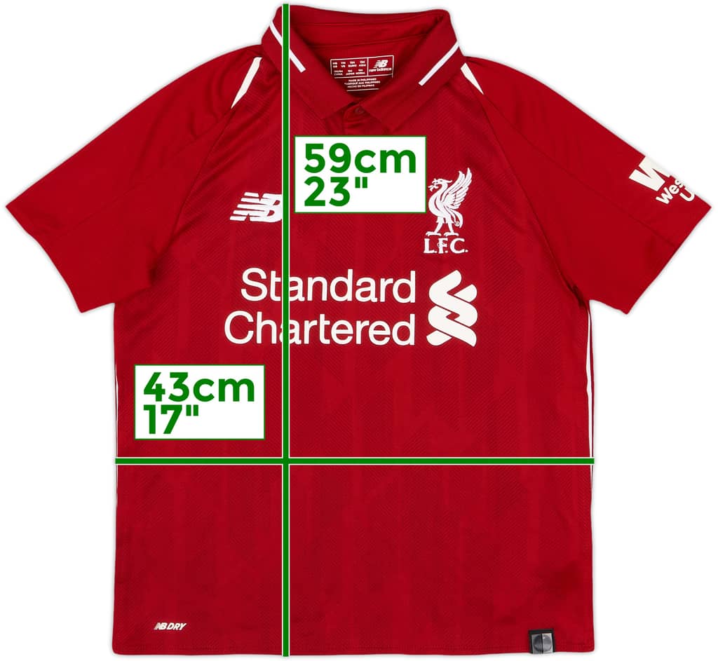 2018-19 Liverpool Home Shirt - 8/10 - (S.Boys)