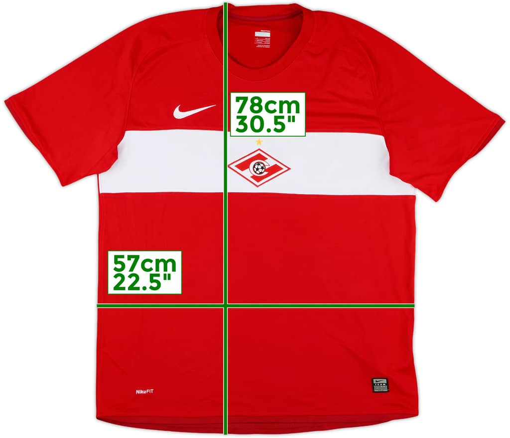 2009 Spartak Moscow Home Shirt - 8/10 - (L)