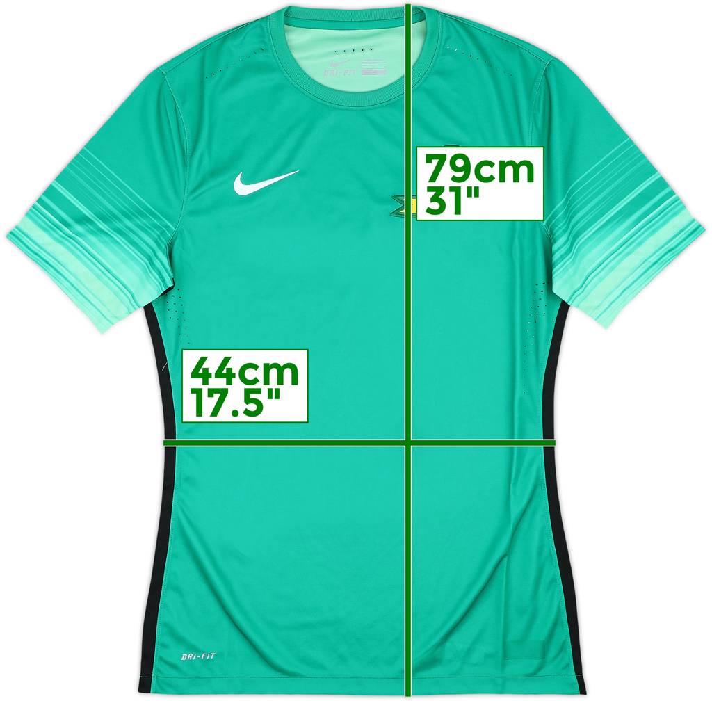 2015-16 Mamelodi Sundowns Player Issue GK S/S Shirt - 9/10 - (M)