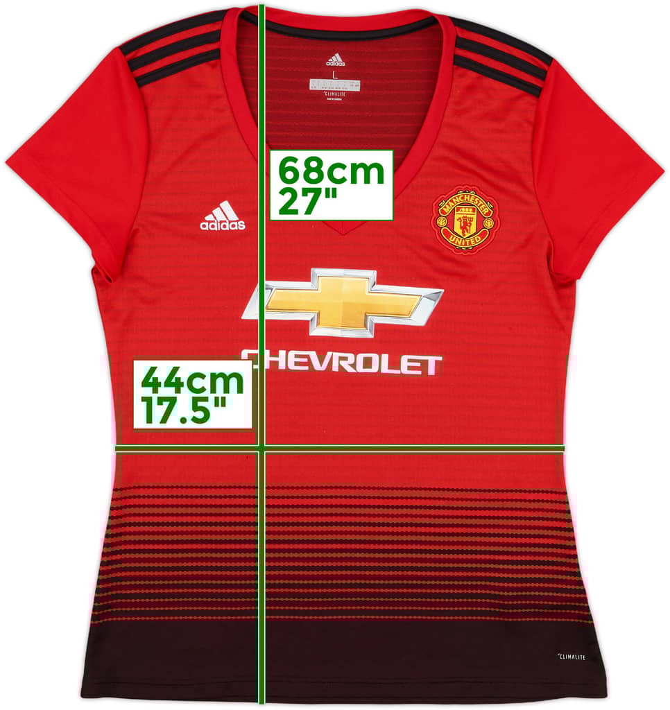 2018-19 Manchester United Home Shirt - 6/10 - (Women's M)