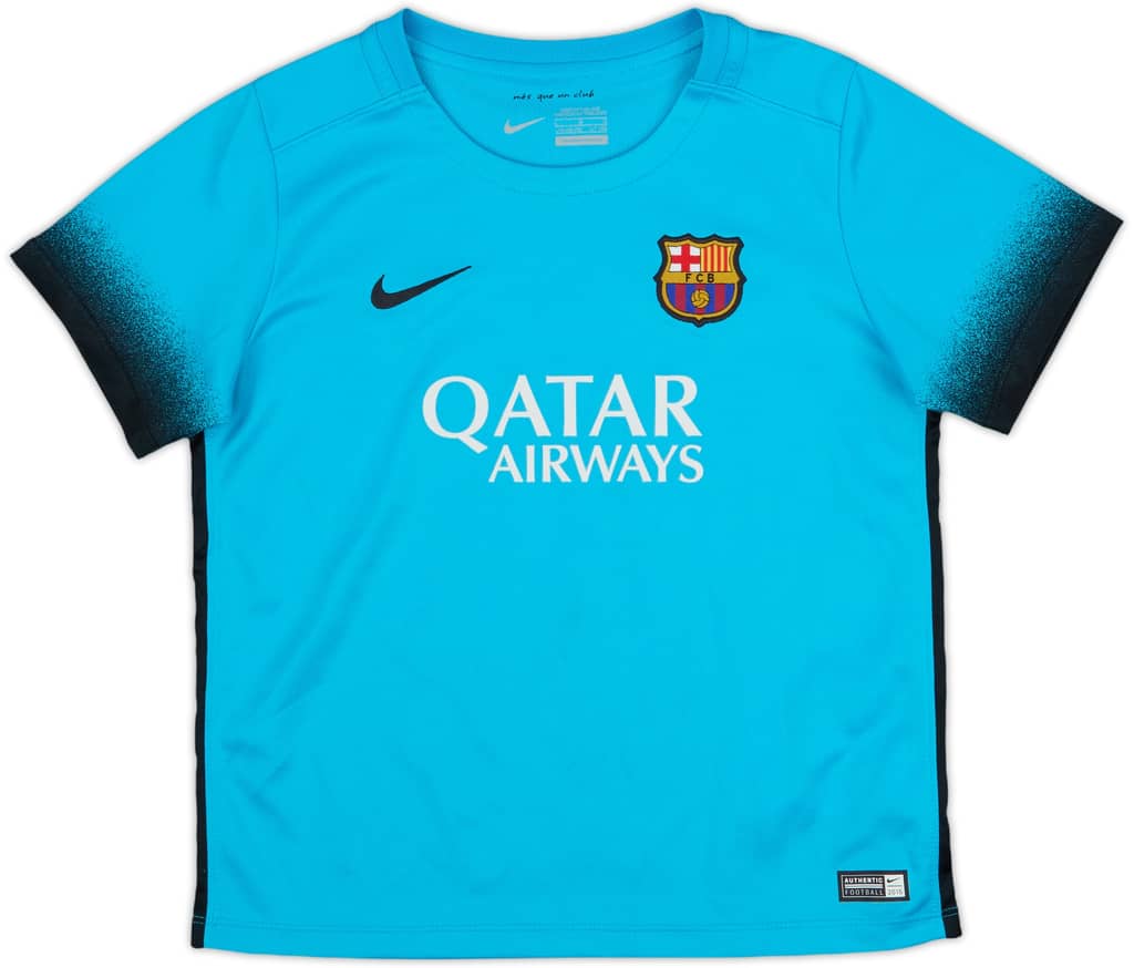 2015-16 Barclona Third Shirt - 7/10 - (6-7 Years)