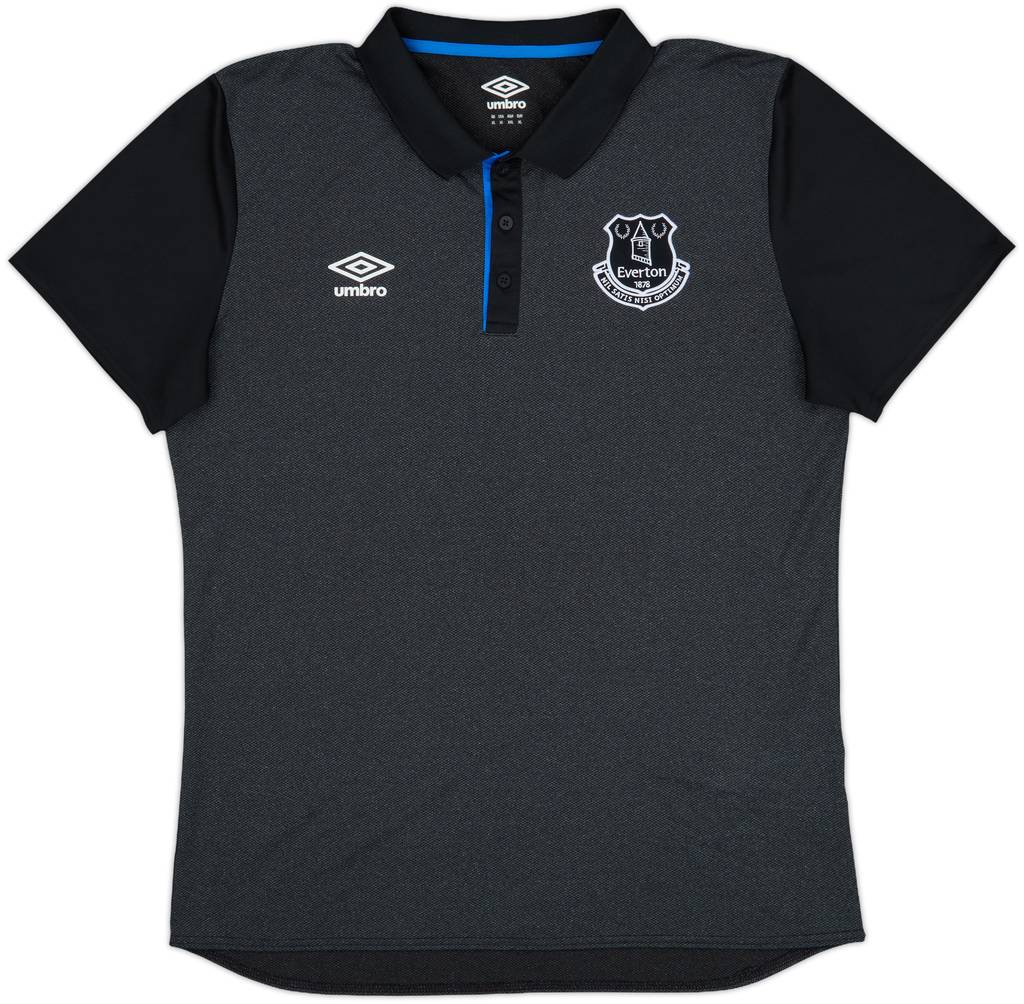 2018-19 Everton Umbro Polo Shirt - 9/10 - (XL)