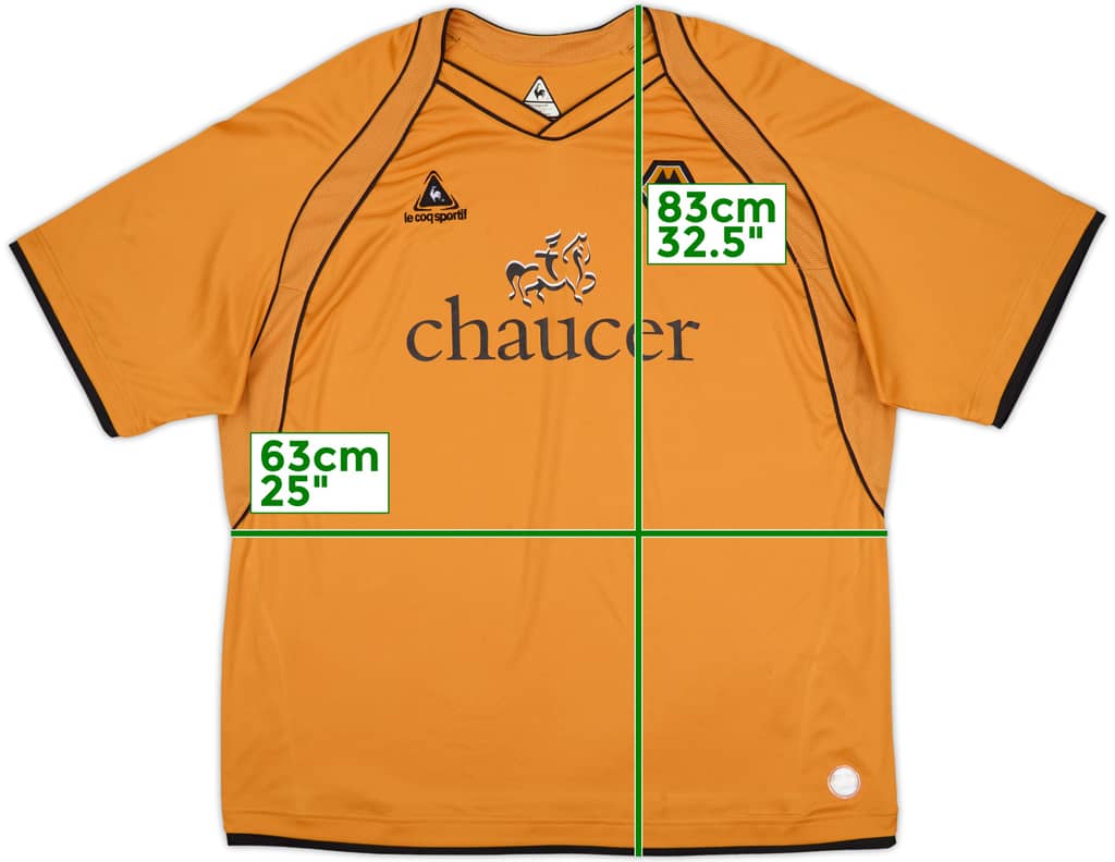 2006-08 Wolves Home Shirt - 8/10 - (XL)