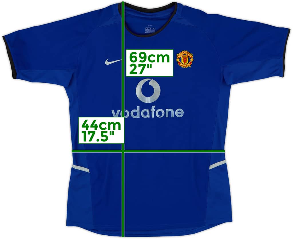 2002-03 Manchester United Third Shirt - 8/10 - (L.Boys)