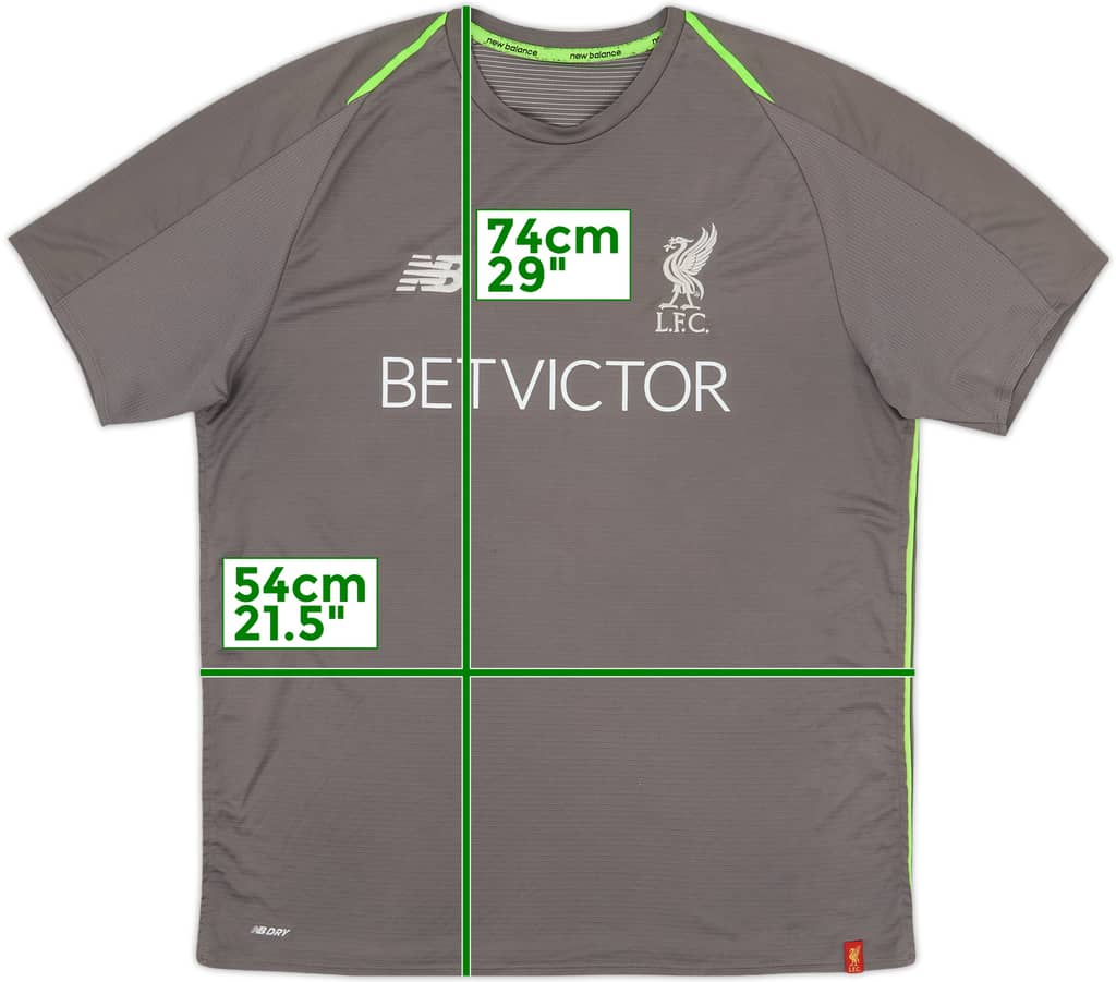 2018-19 Liverpool New Balance Training Shirt - 8/10 - (L)
