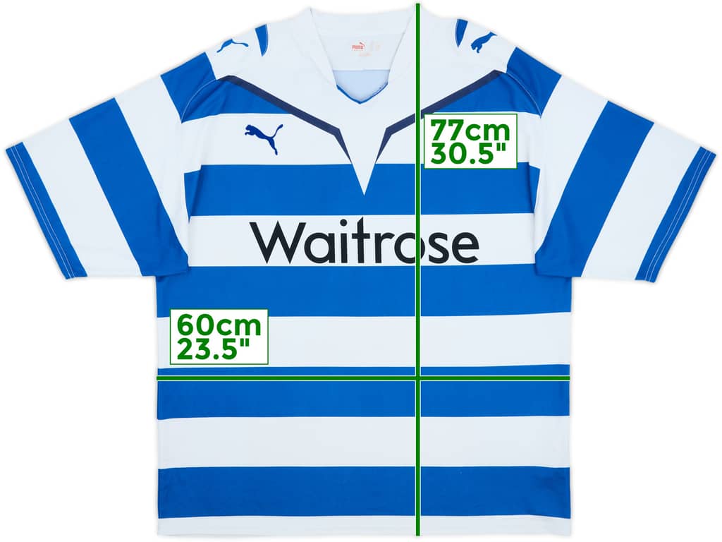 2009-10 Reading Home Shirt - 9/10 - (XL)