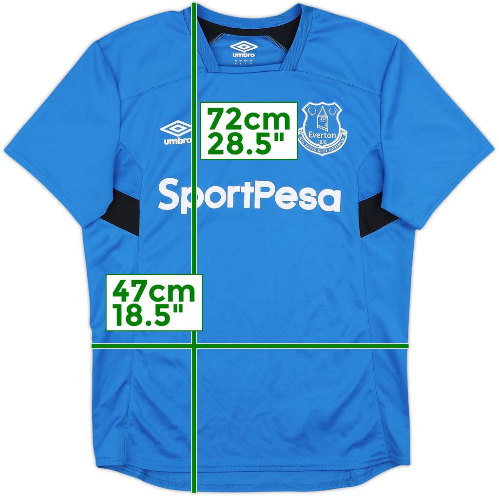 2017-18 Everton Umbro Training Shirt - 9/10 - (M)