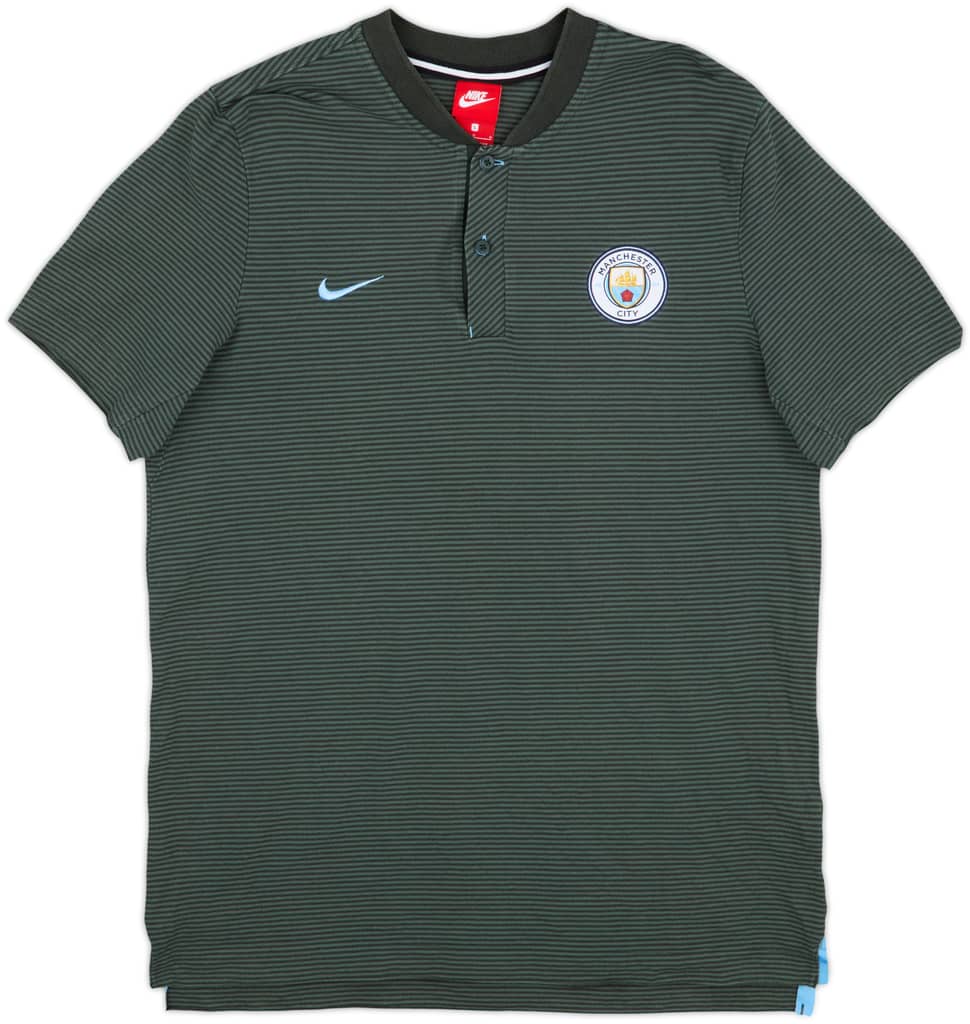 2017-18 Manchester City Nike Polo Shirt - 8/10 - (L)