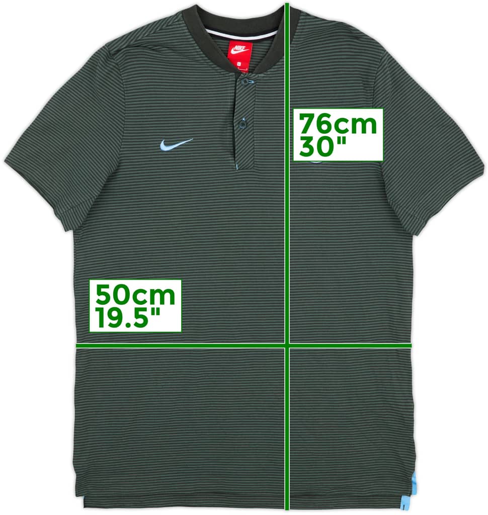 2017-18 Manchester City Nike Polo Shirt - 8/10 - (L)