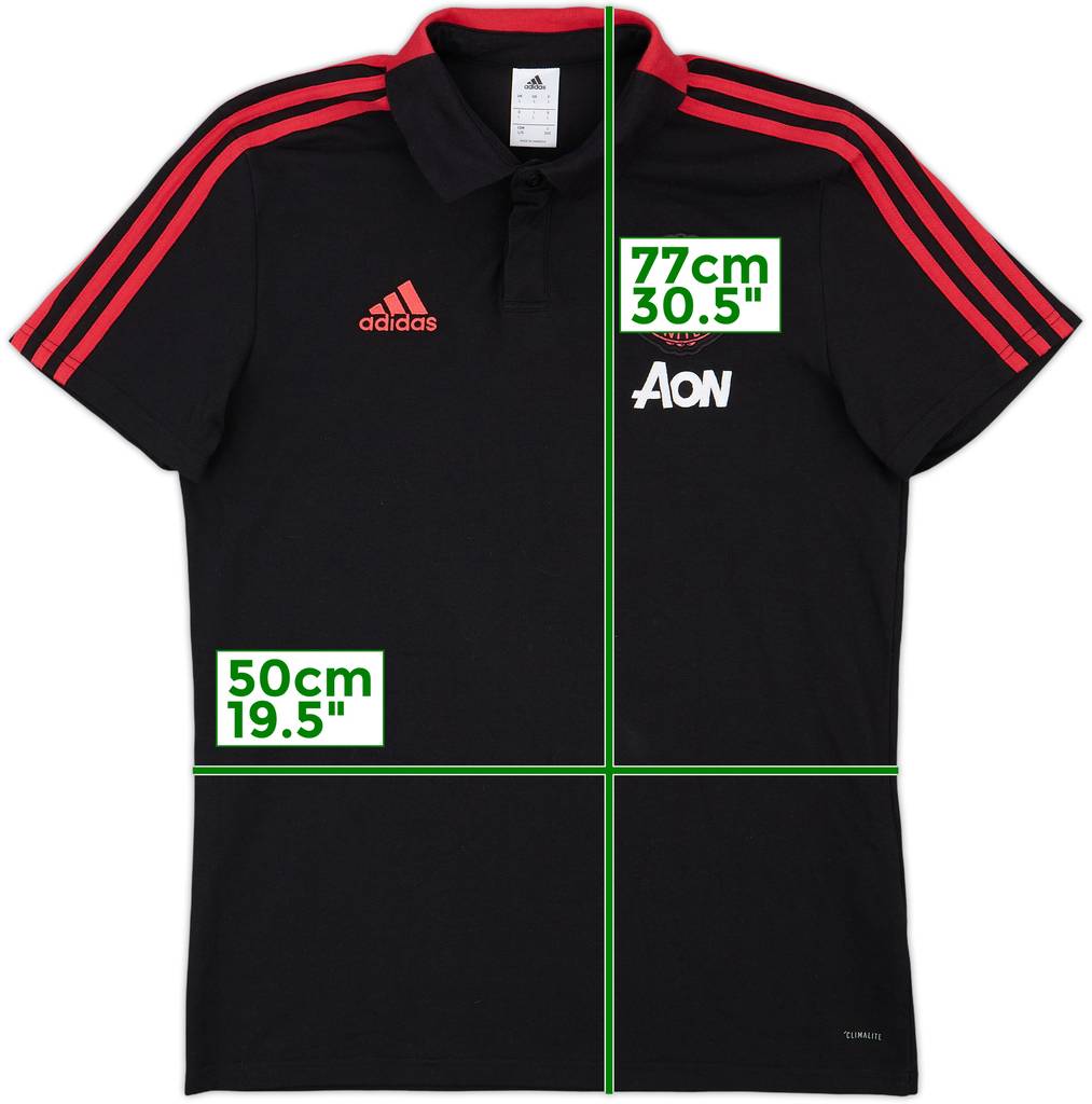 2018-19 Manchester United adidas Polo Shirt - 10/10 - (L)