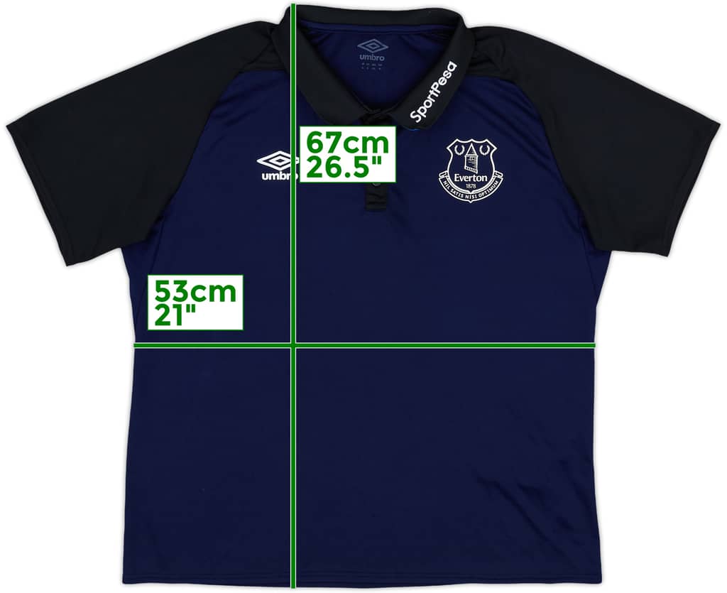 2016-17 Everton Umbro Polo Shirt - 6/10 - (XL)