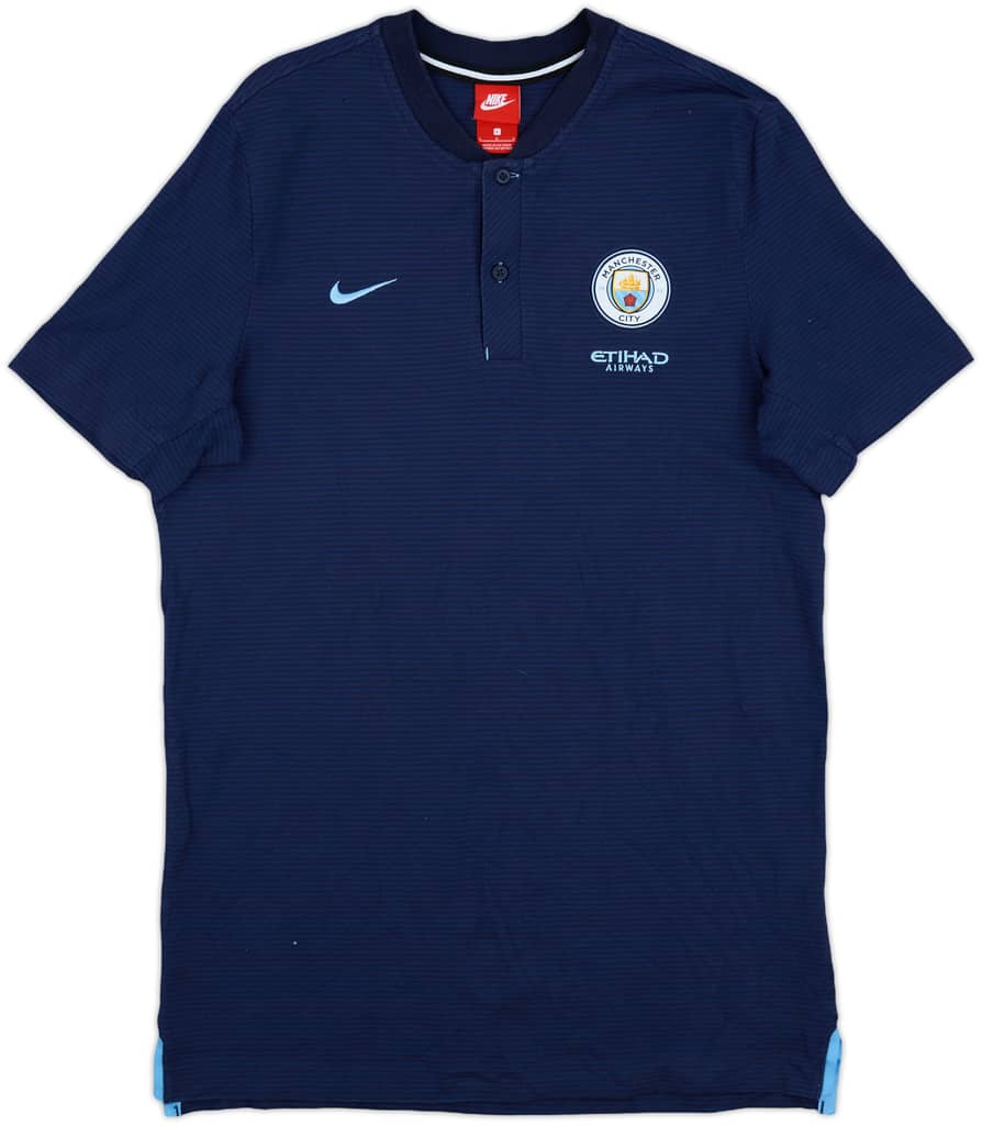 2017-18 Manchester City Nike Polo Shirt - 9/10 - (L)