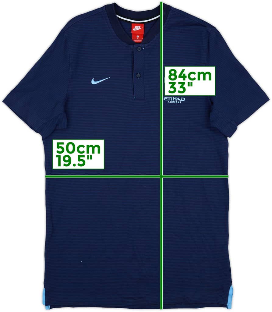 2017-18 Manchester City Nike Polo Shirt - 9/10 - (L)