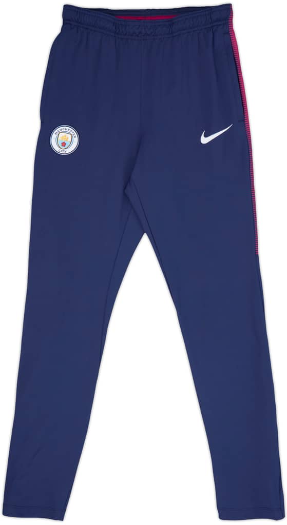 2017-18 Manchester City Nike Track Pants/Bottoms - 6/10 - (S)