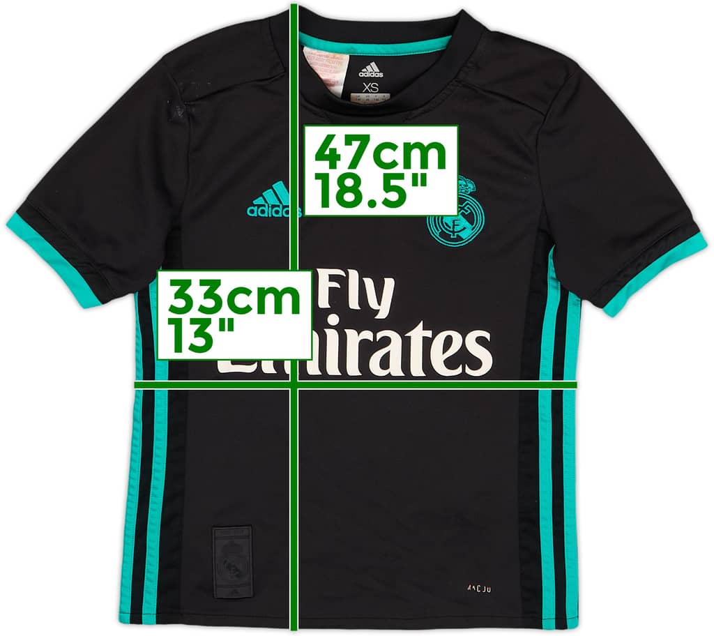 2017-18 Real Madrid Away Shirt - 6/10 - (XS.Boys)