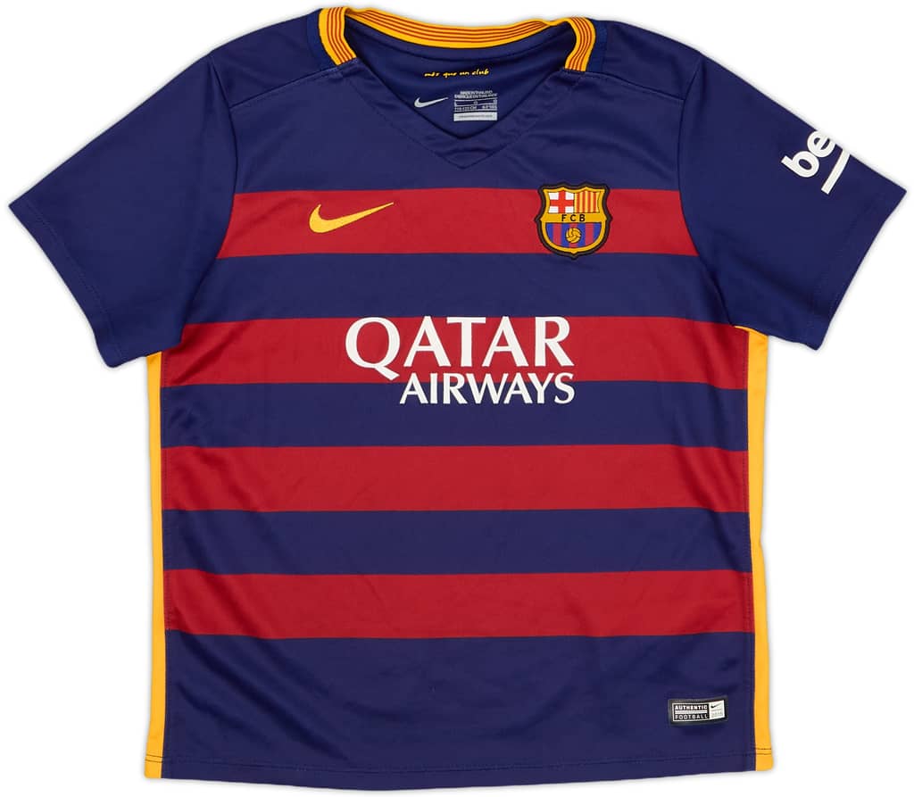 2015-16 Barcelona Home Shirt - 9/10 - (6-7 Years)