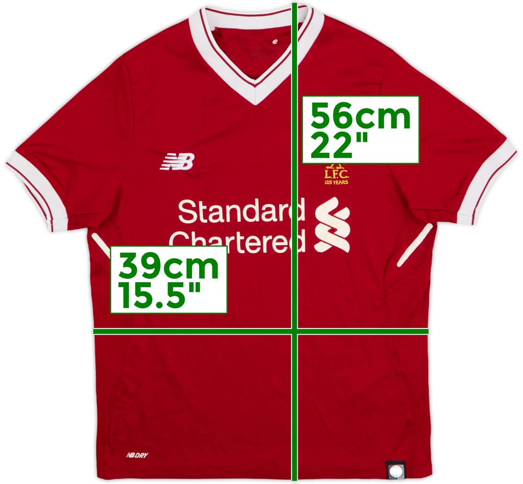 2017-18 Liverpool 125 Years Home Shirt - 8/10 - (S.Boys)