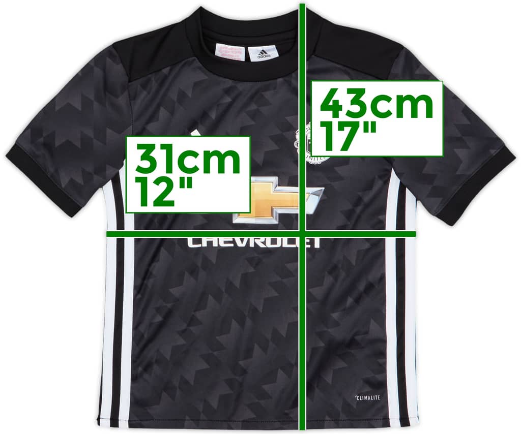 2017-18 Manchester United Away Shirt - 9/10 - (5-6 Years)