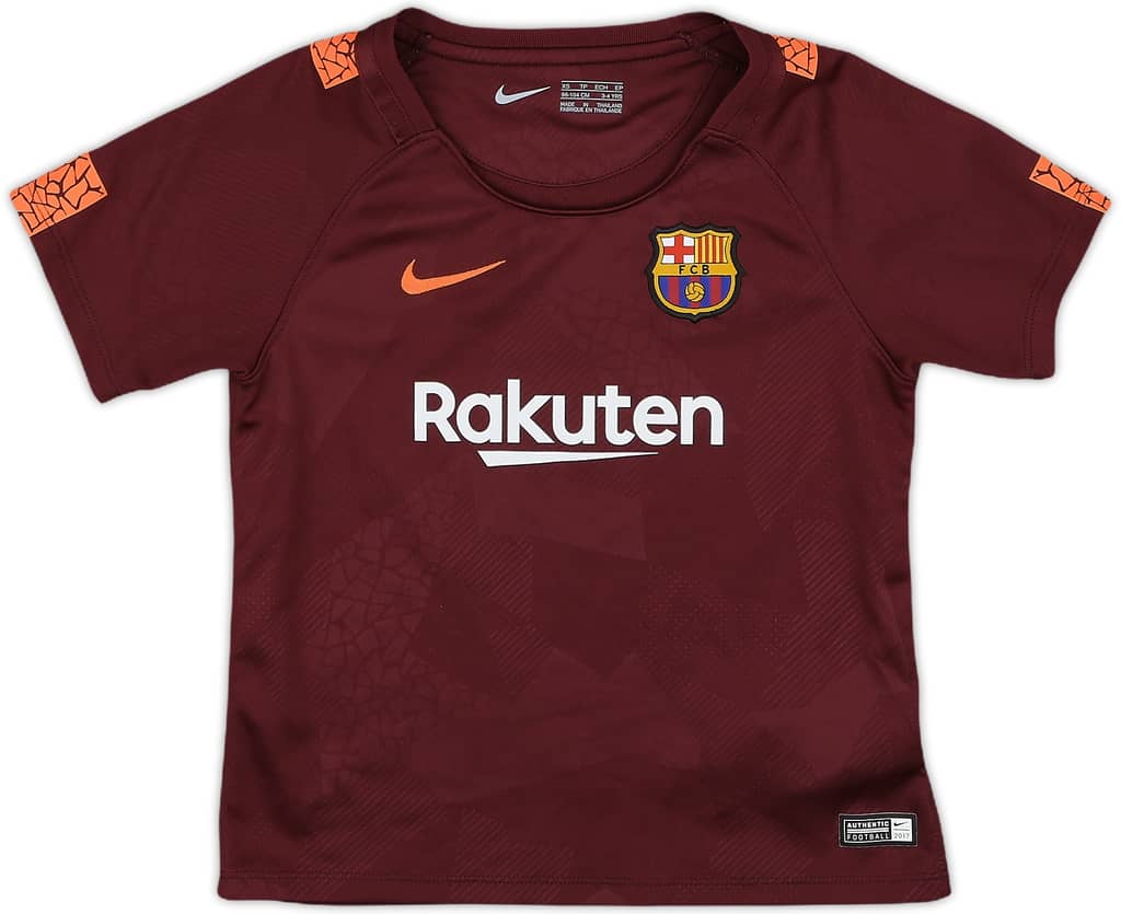 2017-18 Barcelona Third Shirt - 8/10 - (3-4 Years)