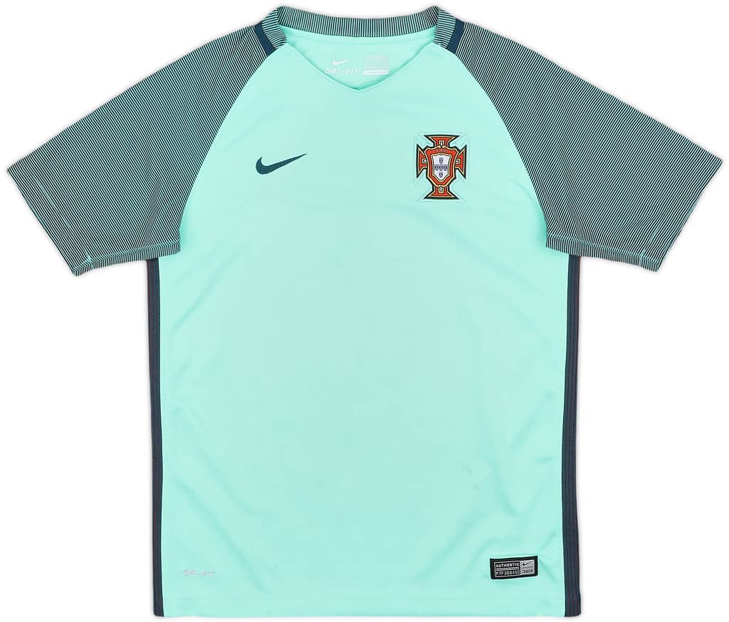 2016-18 Portugal Away Shirt - 6/10 - (L.Boys)