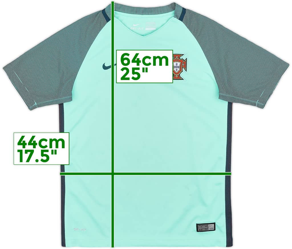 2016-18 Portugal Away Shirt - 6/10 - (L.Boys)