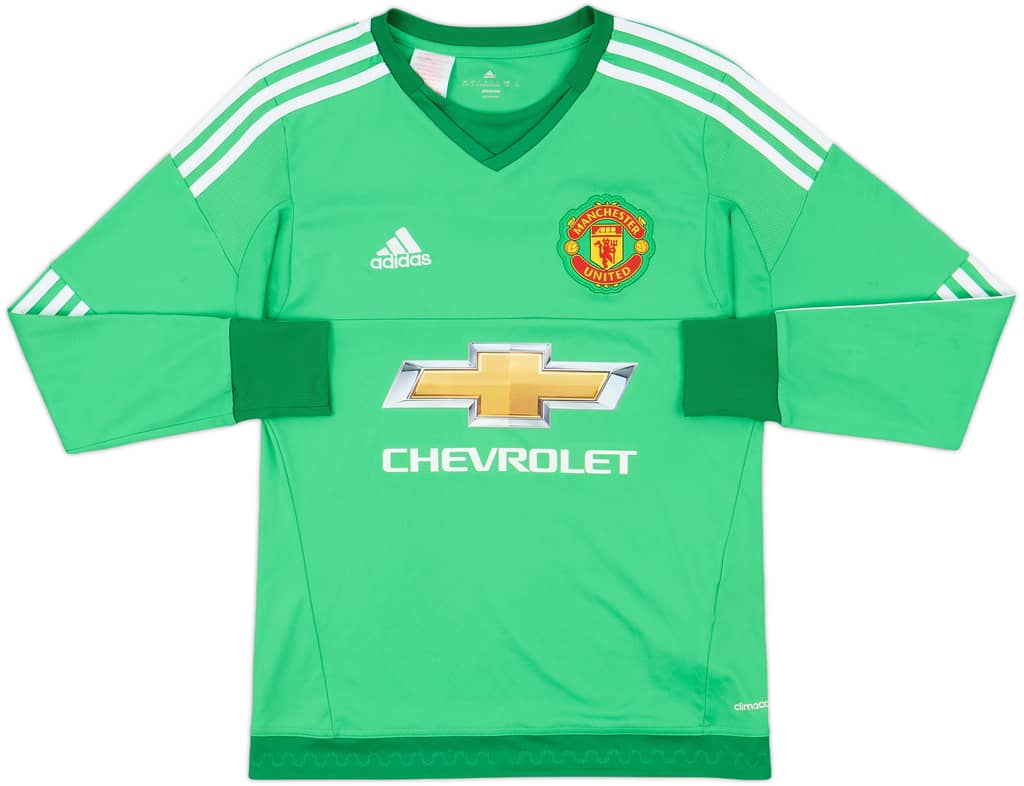 2015-16 Manchester United GK Shirt - 9/10 - (L.Boys)