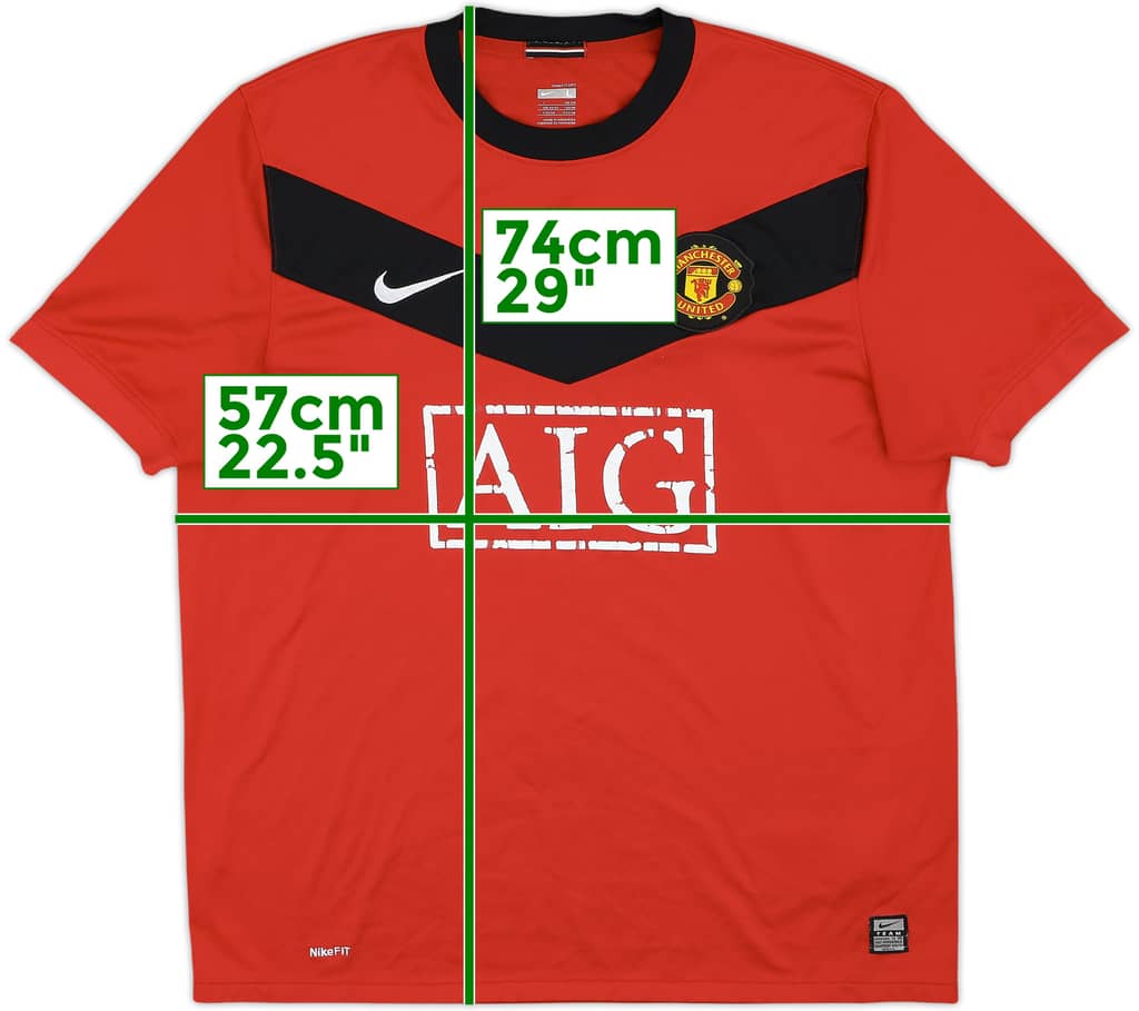 2009-10 Manchester United Home Shirt - 5/10 - (L)