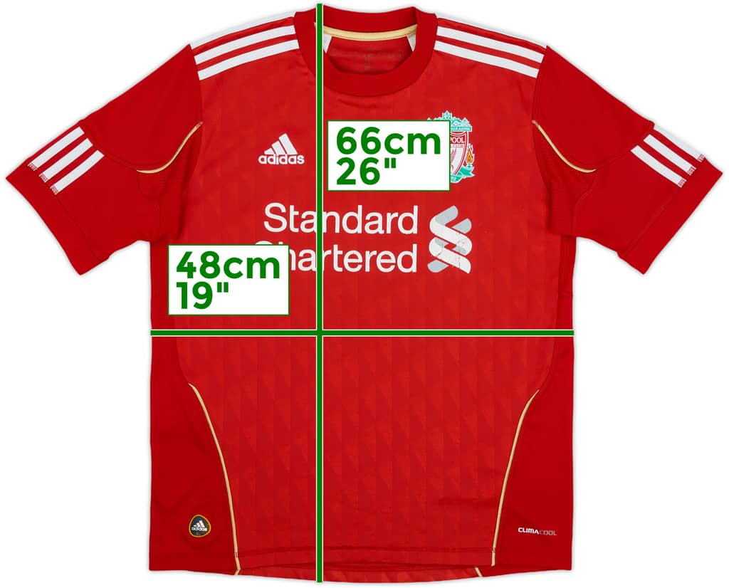 2010-12 Liverpool Home Shirt - 6/10 - (L.Boys)
