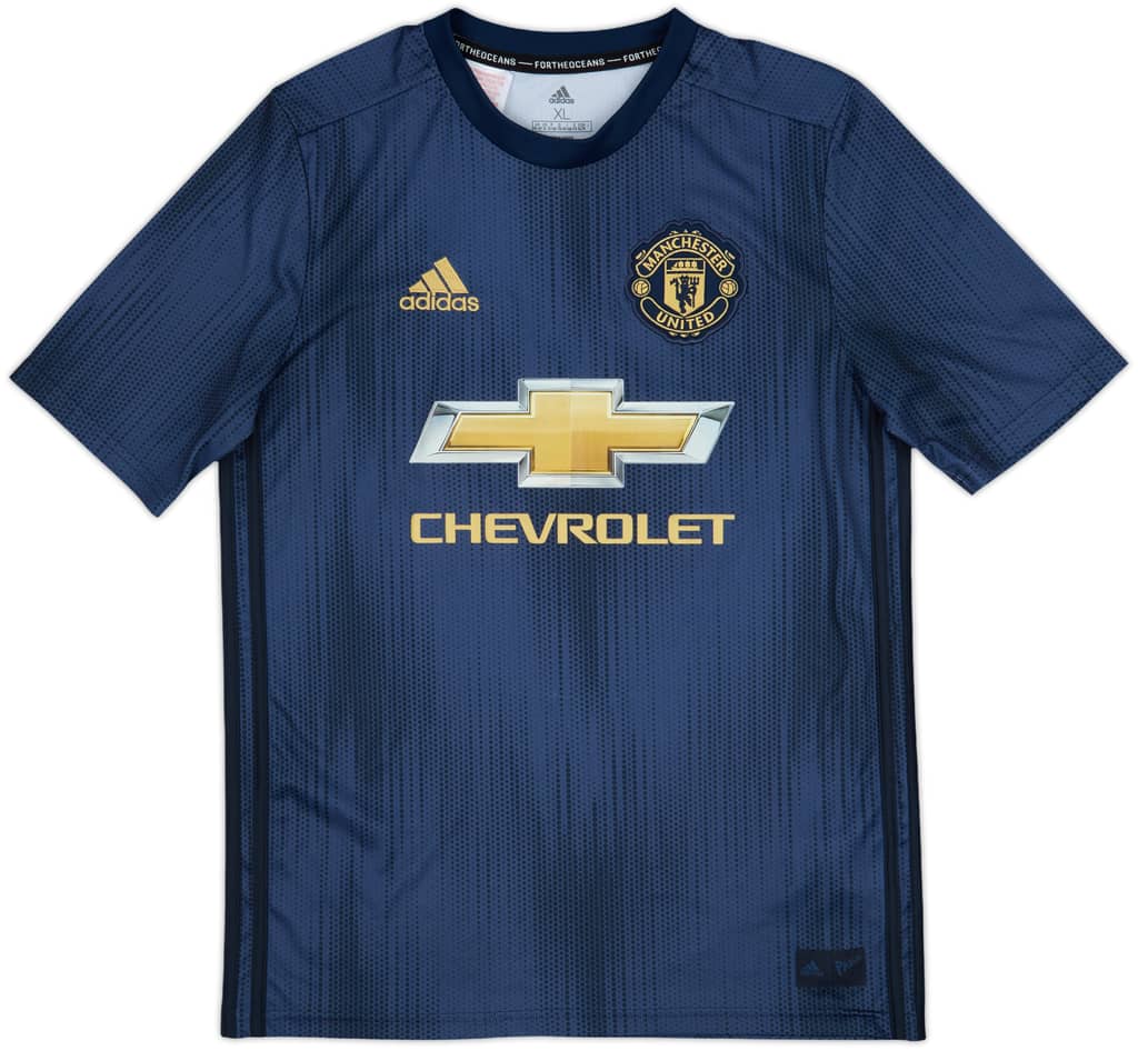 2018-19 Manchester United Third Shirt - 10/10 - (XL.Boys)