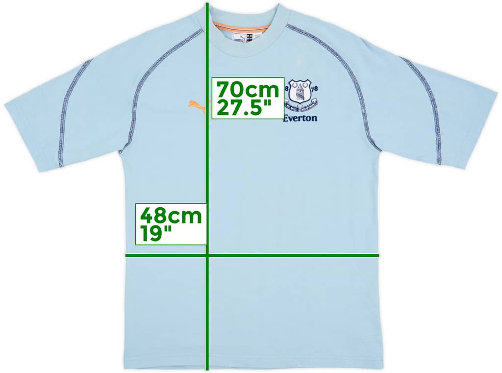 2002-03 Everton Puma Cotton Tee - 7/10 - (XS)