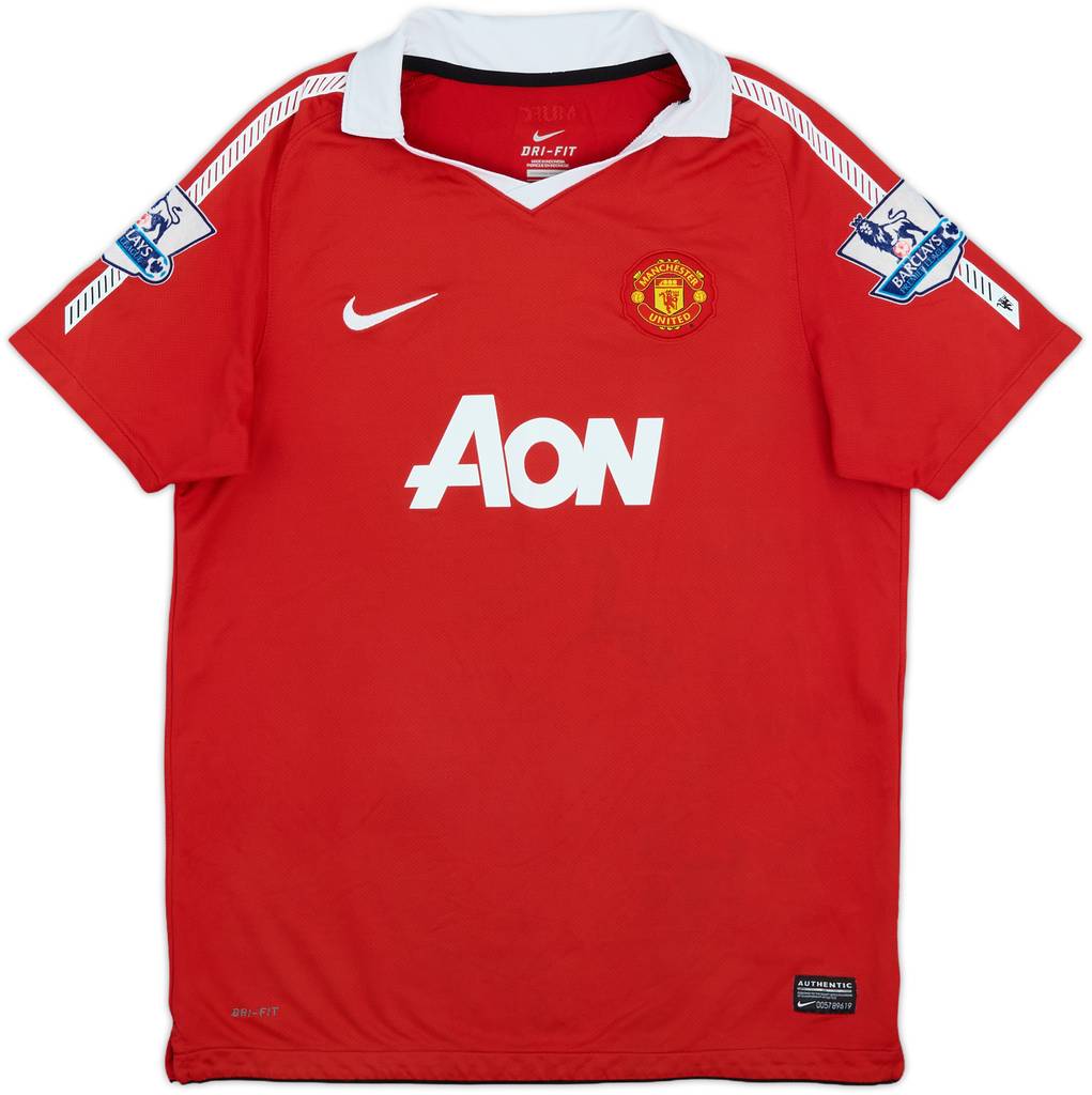 2010-11 Manchester United Home Shirt - 8/10 - (XL.Boys)