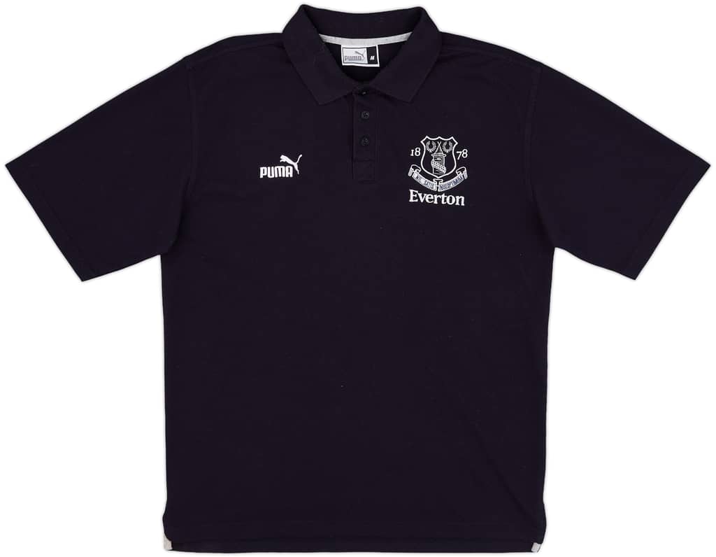 2000-01 Everton Umbro Polo Shirt - 9/10 - (M)