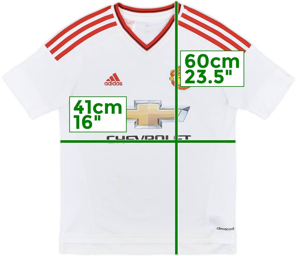 2015-16 Manchester United Away Shirt - 7/10 - (M.Boys)