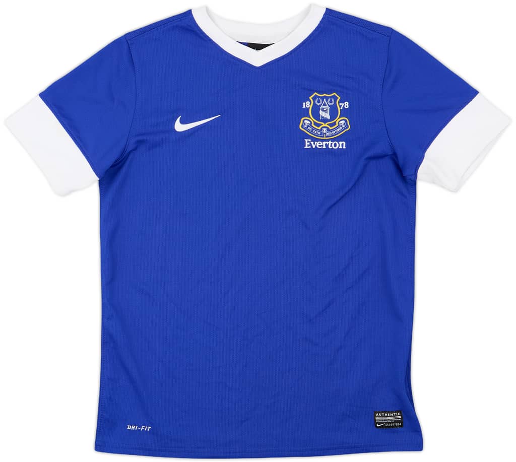 2012-13 Everton Home Shirt - 9/10 - (L.Boys)