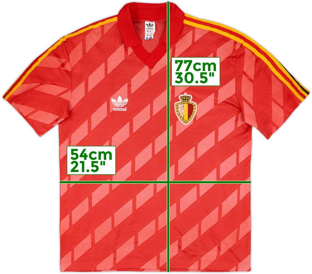 1986-90 Belgium Home Shirt - 6/10 - (M)