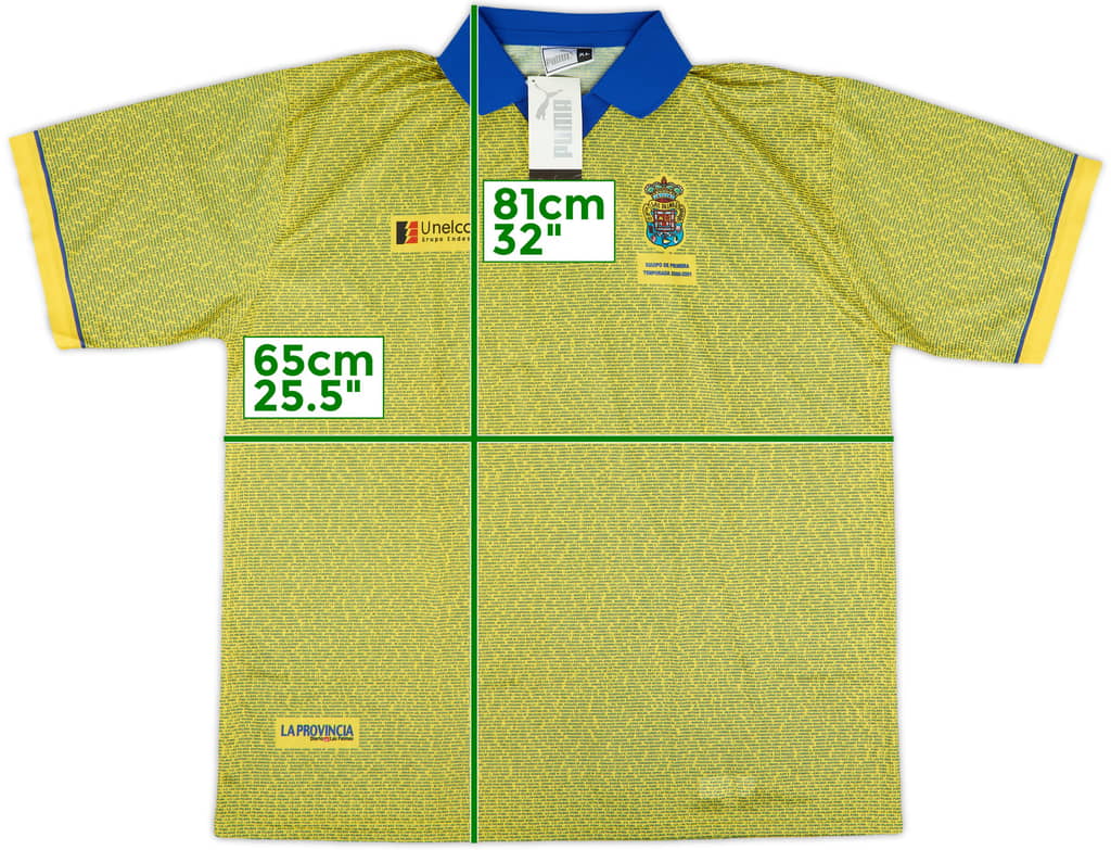 2000-01 Las Palmas Third Shirt (XL)