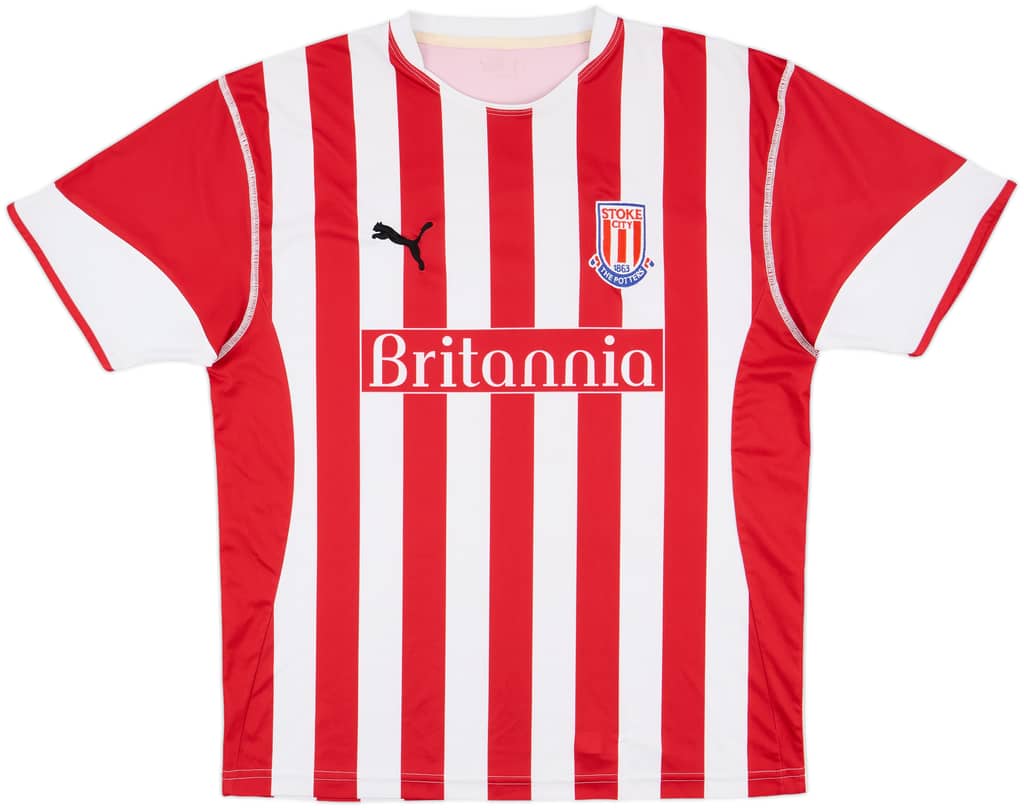 2005-06 Stoke City Home Shirt - 8/10 - (XL)